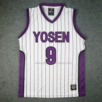 Yosen Atsushi Murasakibara 9 Jersey White