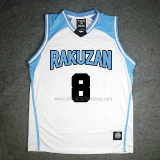 Rakuzan Eikichi Nebuya 8 Jersey White