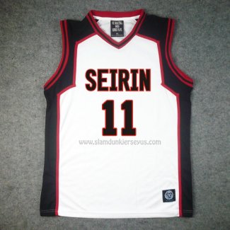 Seirin Tetsuya Kuroko 11 Jersey White2