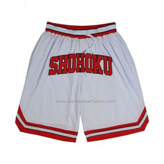 Shohoku Shorts White Red