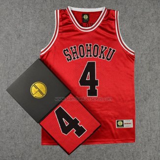 Shohoku Akagi 4 Jersey Red