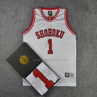 Shohoku Anzai 1 Jersey White