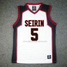 Seirin Shun Izuki 5 Jersey White2