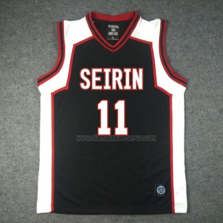 Seirin Tetsuya Kuroko 11 Jersey Black2