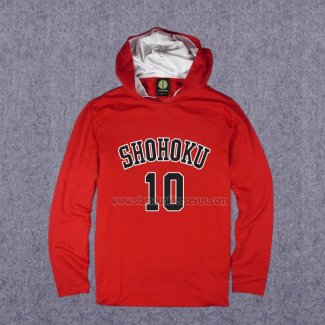 Shohoku Sakuragi 10 Hoodies Red