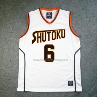 Shutoku Shintaro Midorima 6 Jersey White