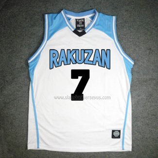 Rakuzan Kotaro Hayama 7 Jersey White