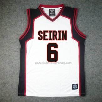 Seirin Shinji Koganei 6 Jersey White2