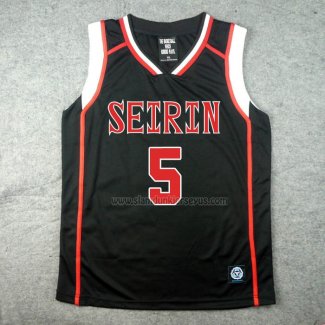 Seirin Shun Izuki 5 Jersey Black